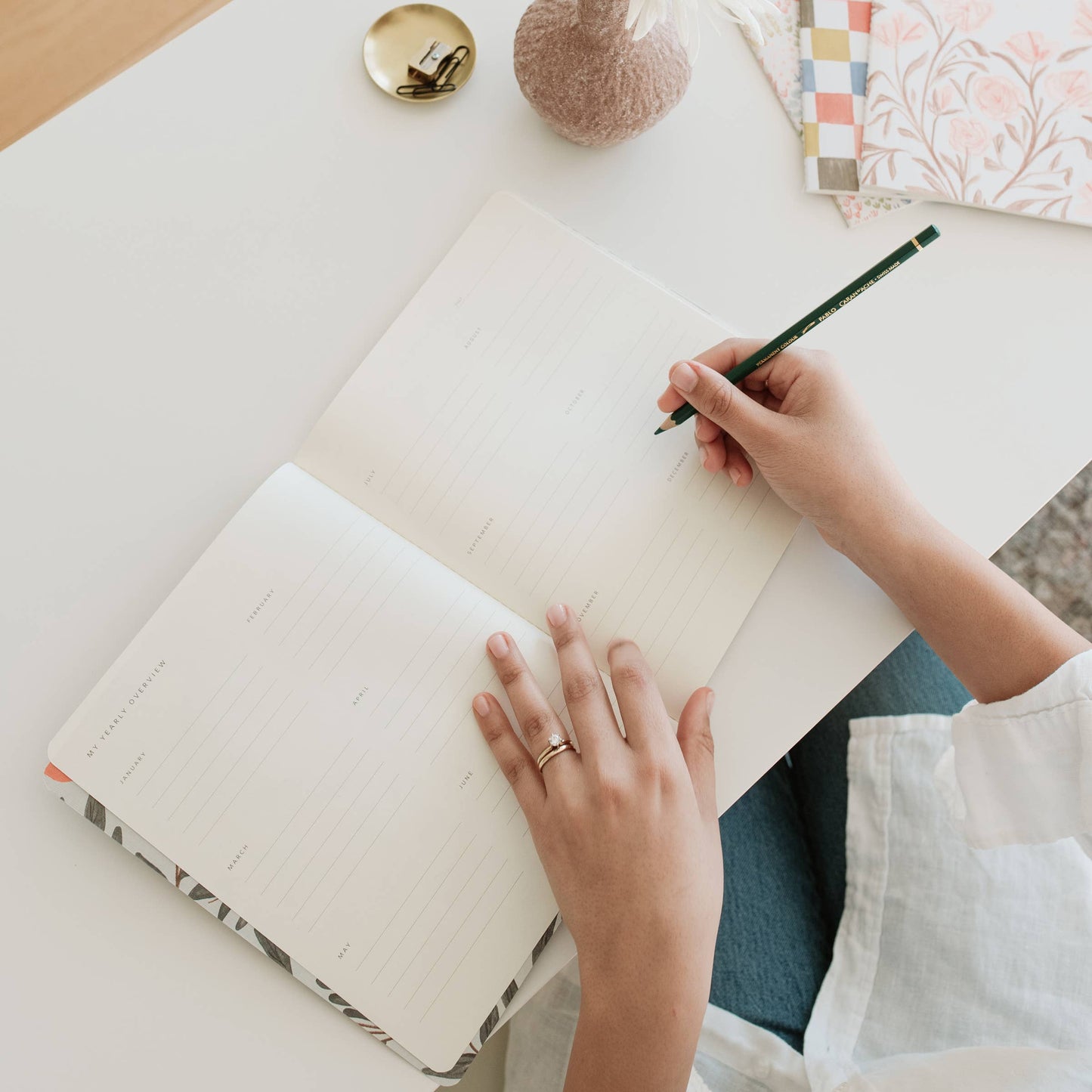 Ramona & Ruth - Stitched Monthly Planner | Assorted Patterns