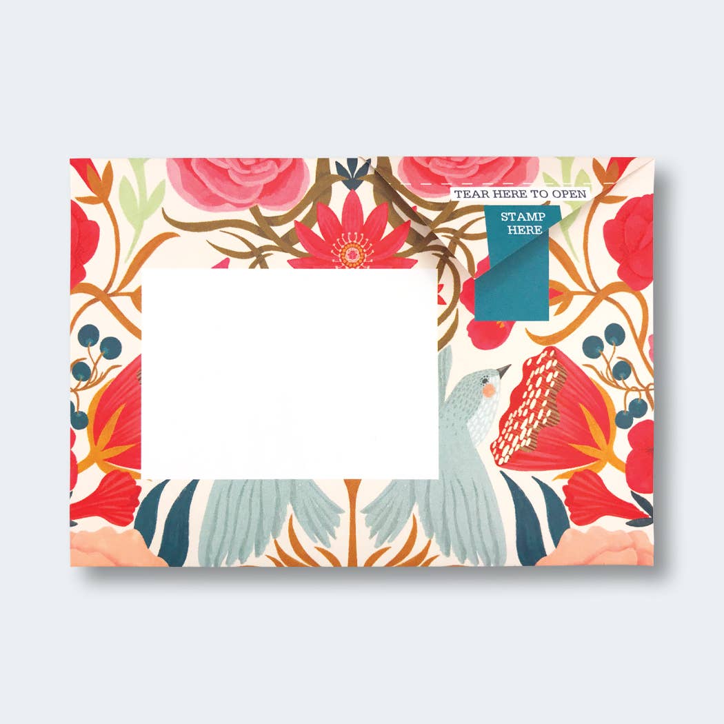 pigeonposted - Bright & Beautiful Pigeon letter pack