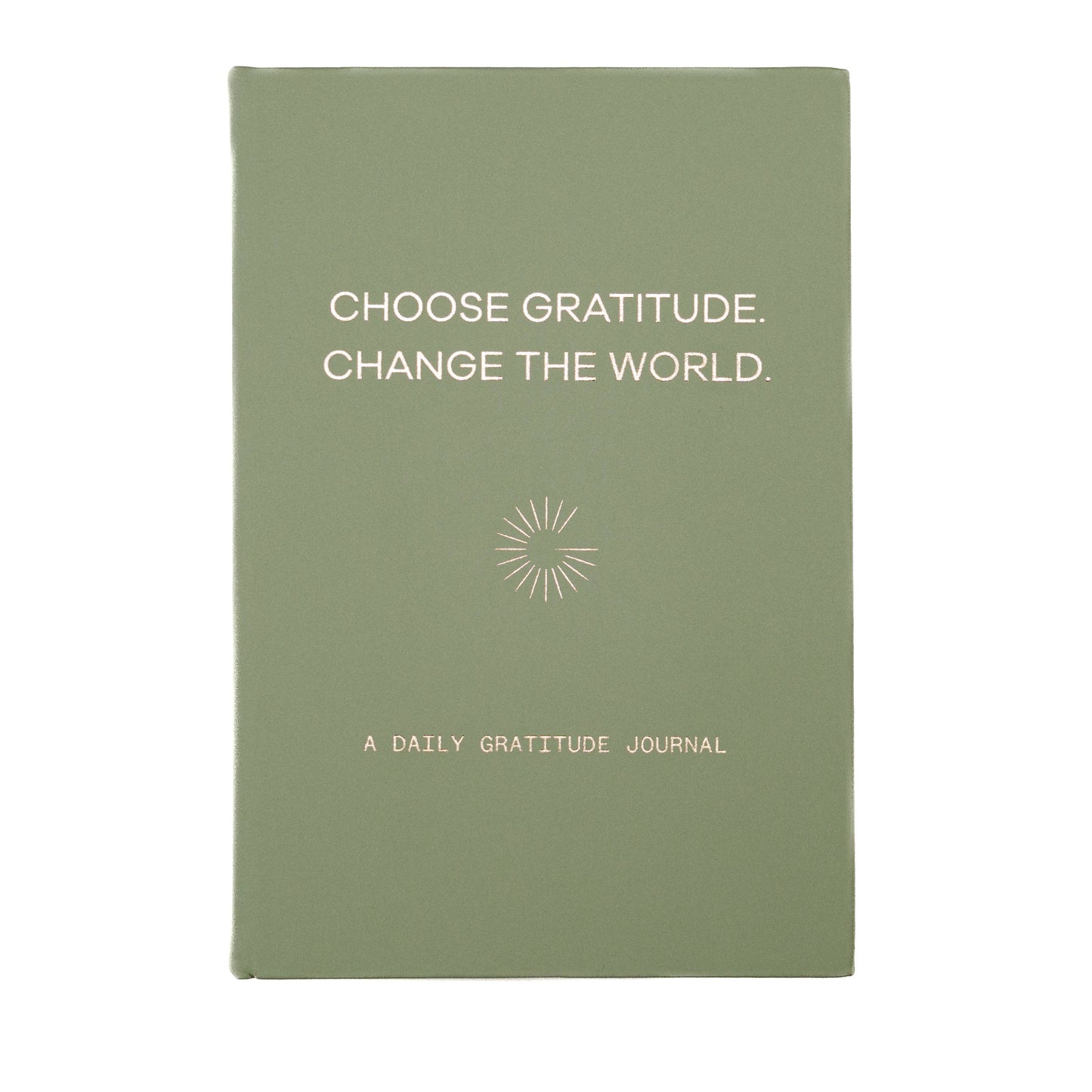 Gratitude Gifted - Choose Gratitude Change the World Gratitude Journal Sage