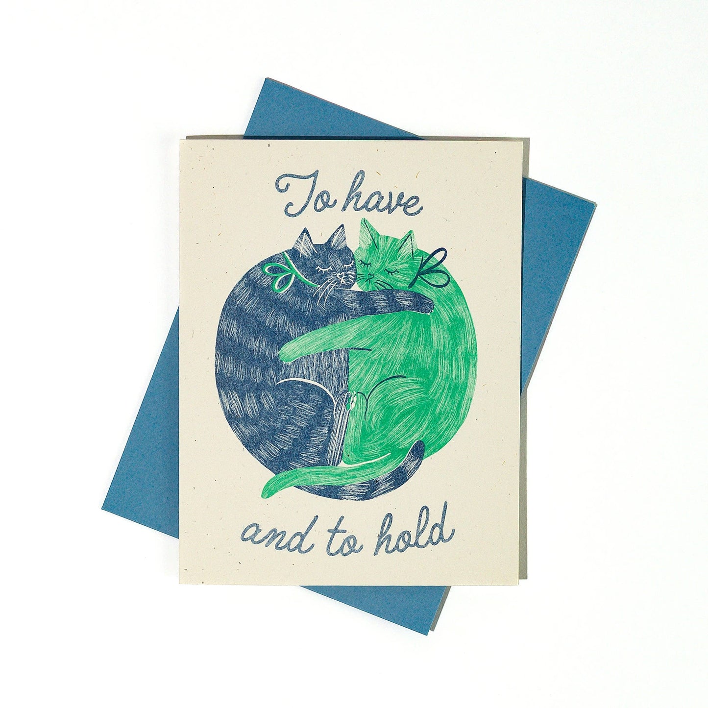 Bromstad Printing Co. - To Have And To Hold - Risograph Wedding Card