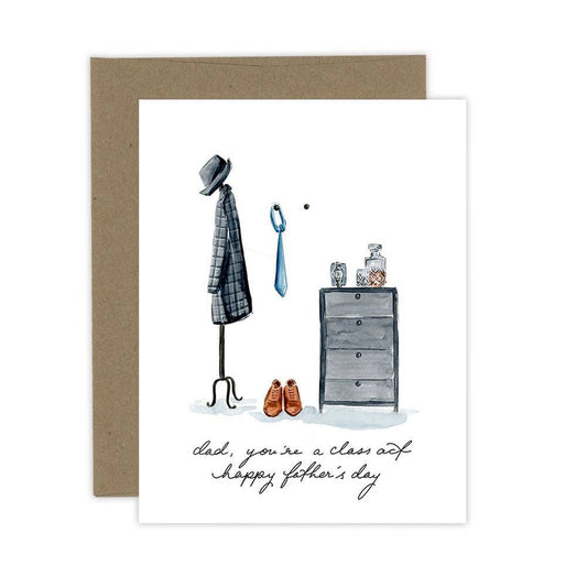 Almeida Illustrations - Dad's a Class Act Father's day card