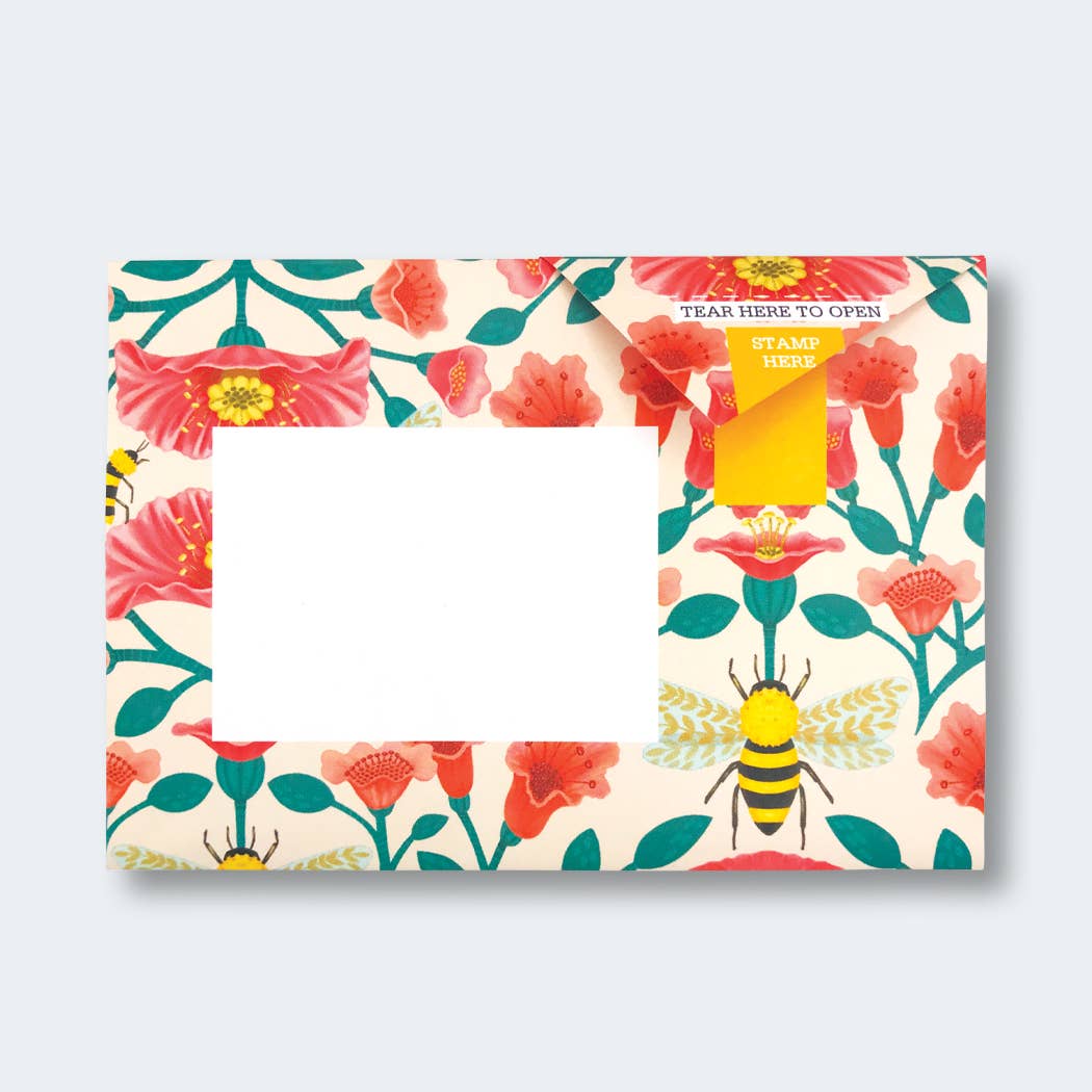 pigeonposted - Bright & Beautiful Pigeon letter pack