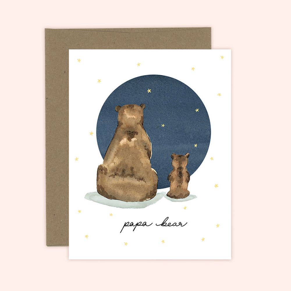 Almeida Illustrations - Papa Bear Father's day card