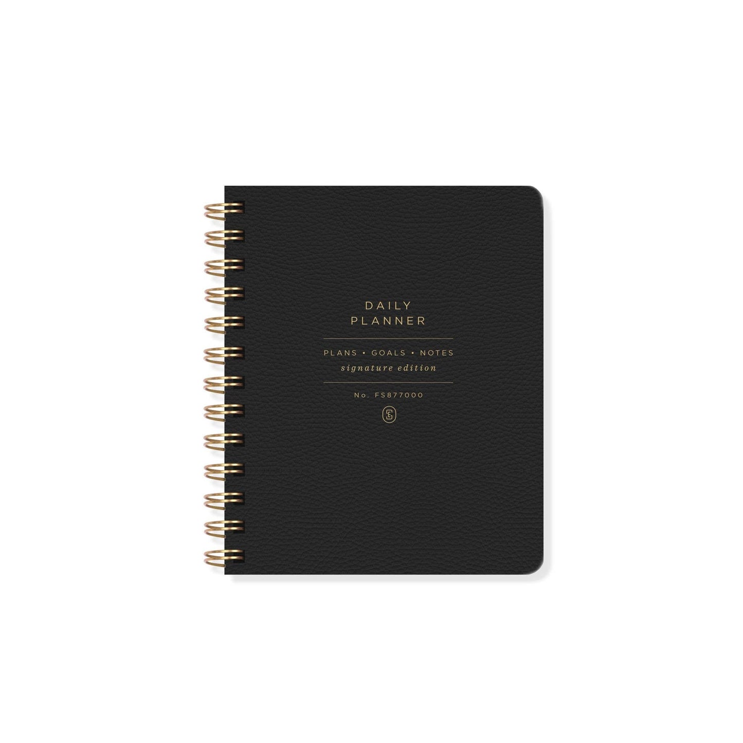 Fringe Studio - Se Standard Black Daily Non-dated Planner