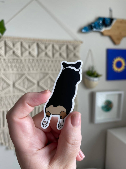 MangoIllustrated - Corgi Sploot sticker