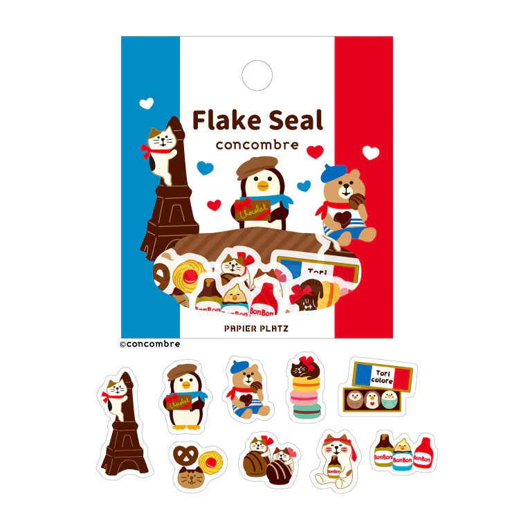 Bonjour Chocolat - Flake Sticker Pack