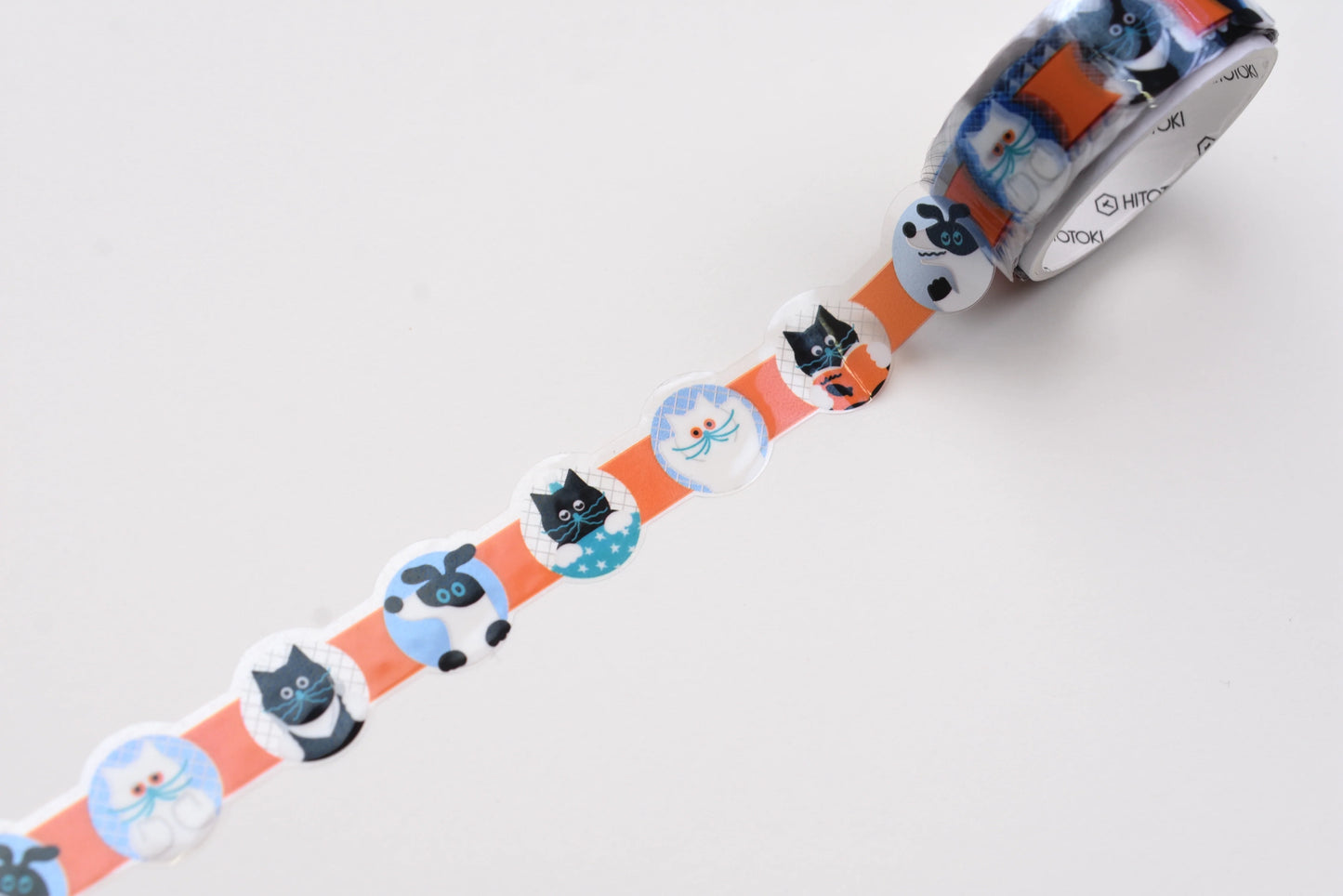 Cat Face - Transparent Decorative Tape