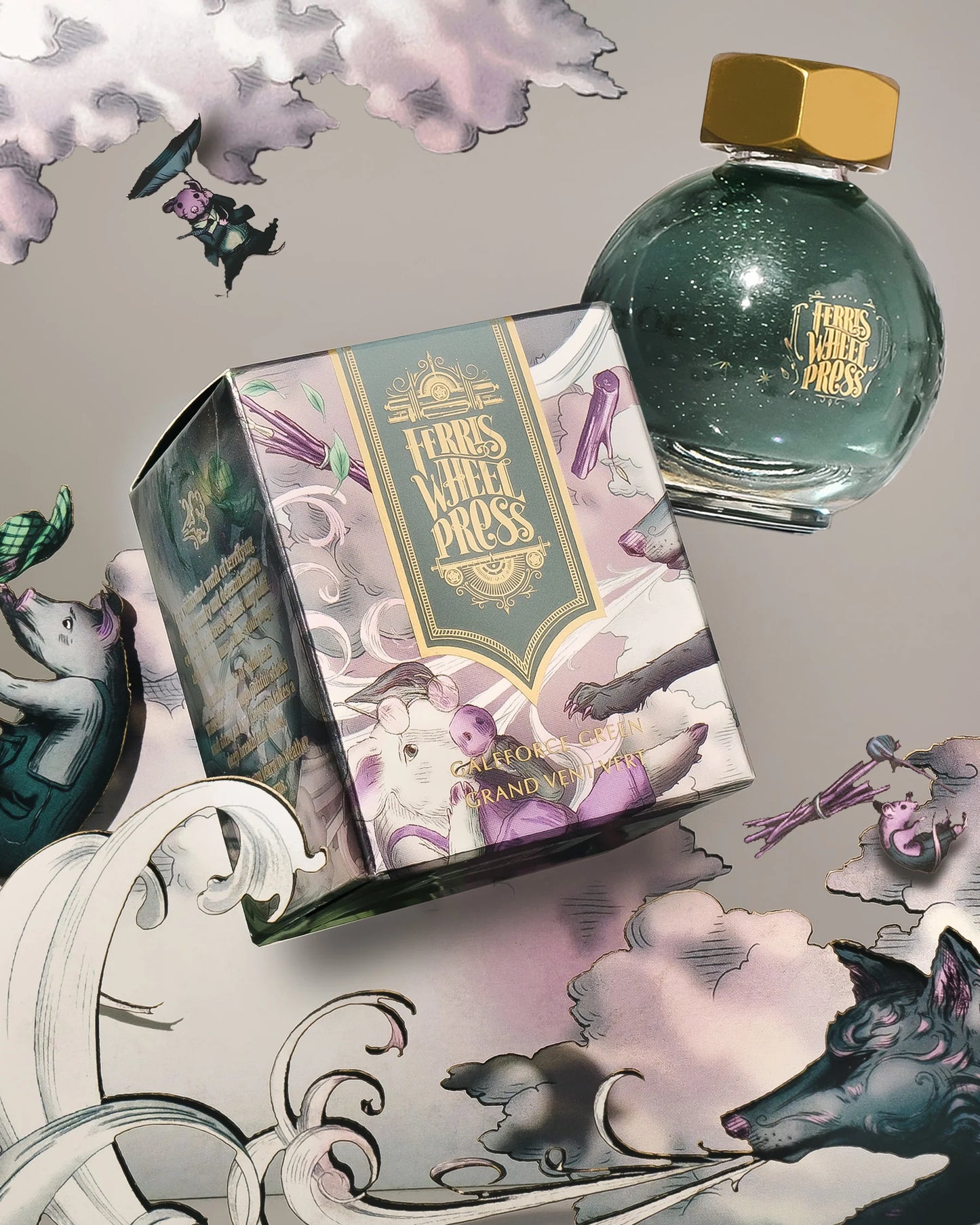 Ferris Wheel Press - Galeforce Green - 20mL