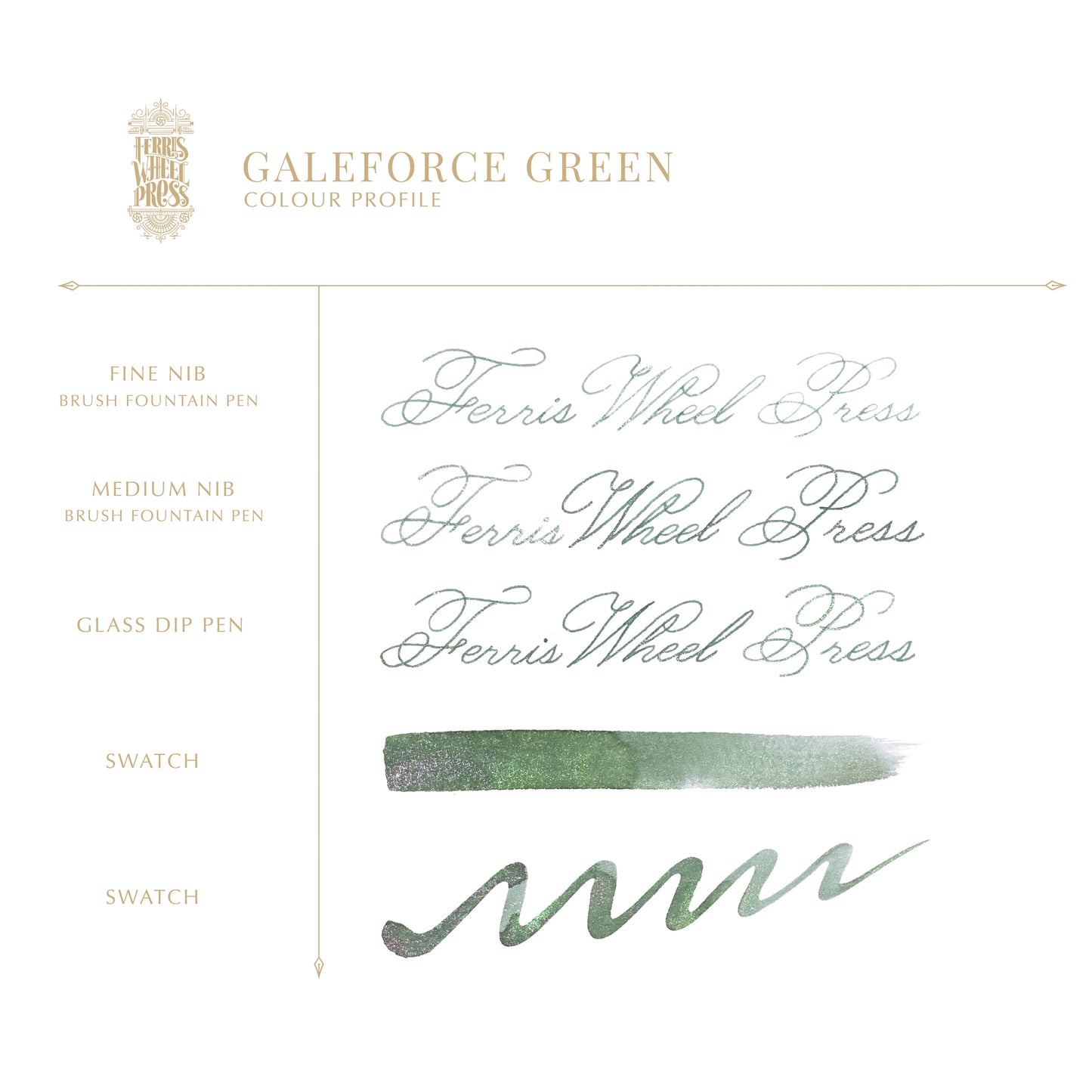 Ferris Wheel Press - Galeforce Green - 20mL