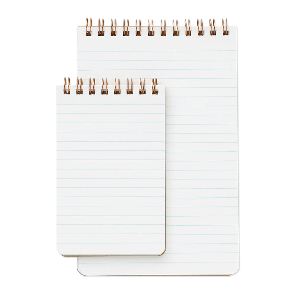 Spiral "Coil" Flip Notebook - Medium - Blue