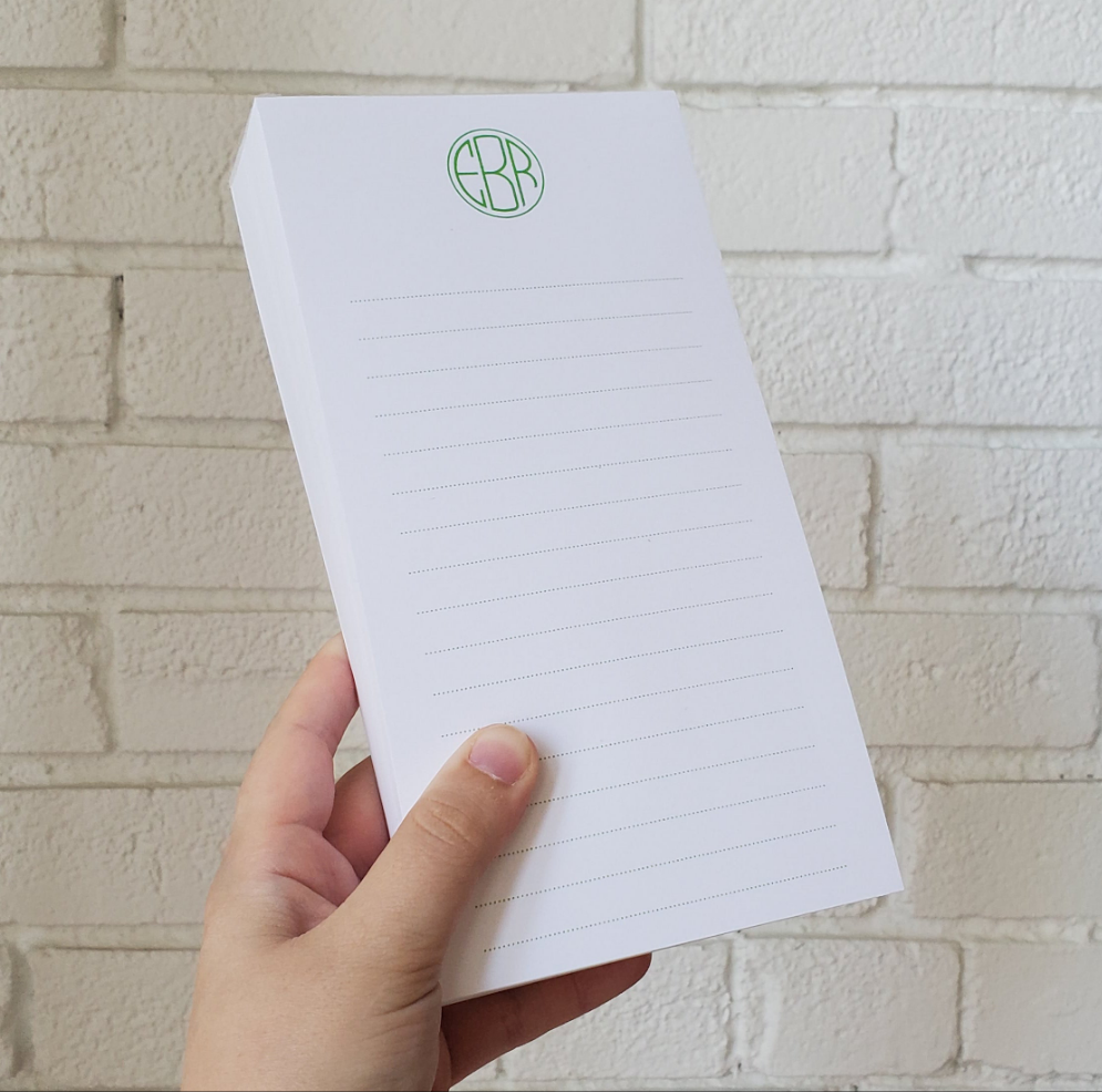 Monogram Notepad Slabs