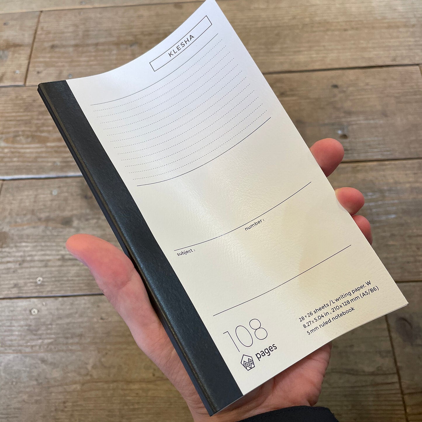 KLESHA Grid Notebook - A5/B6
