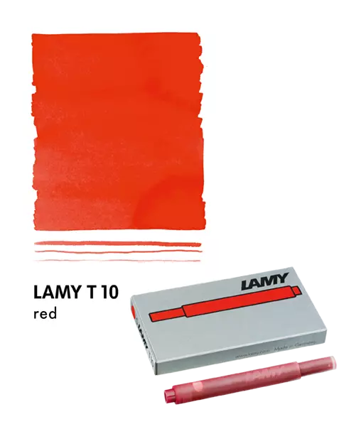 Red T10 - Ink Cartridges - LAMY Fountain Pen