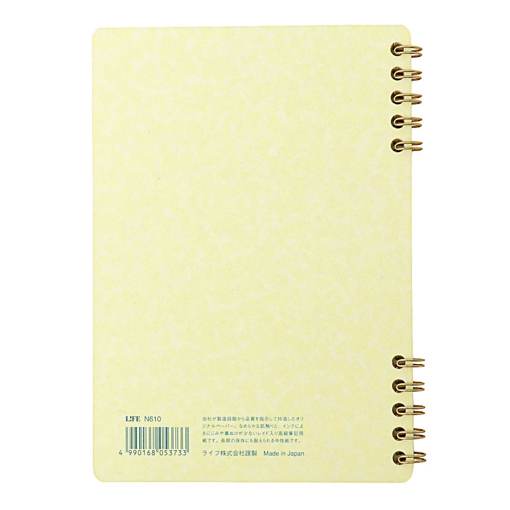 Cinnamon Ringed Notebook - B6 Grid