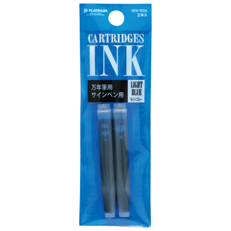 Light Blue - Platinum Preppy Cartridges - Set of 2