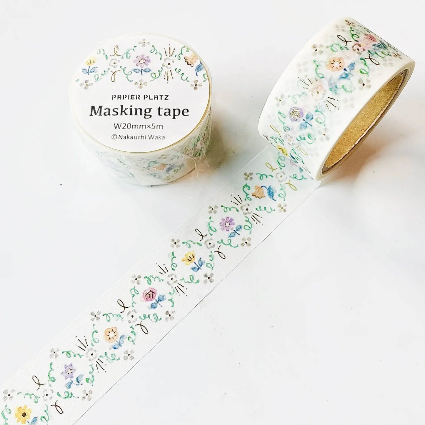 Papier Platz Washi Tape - Delicate Flowers