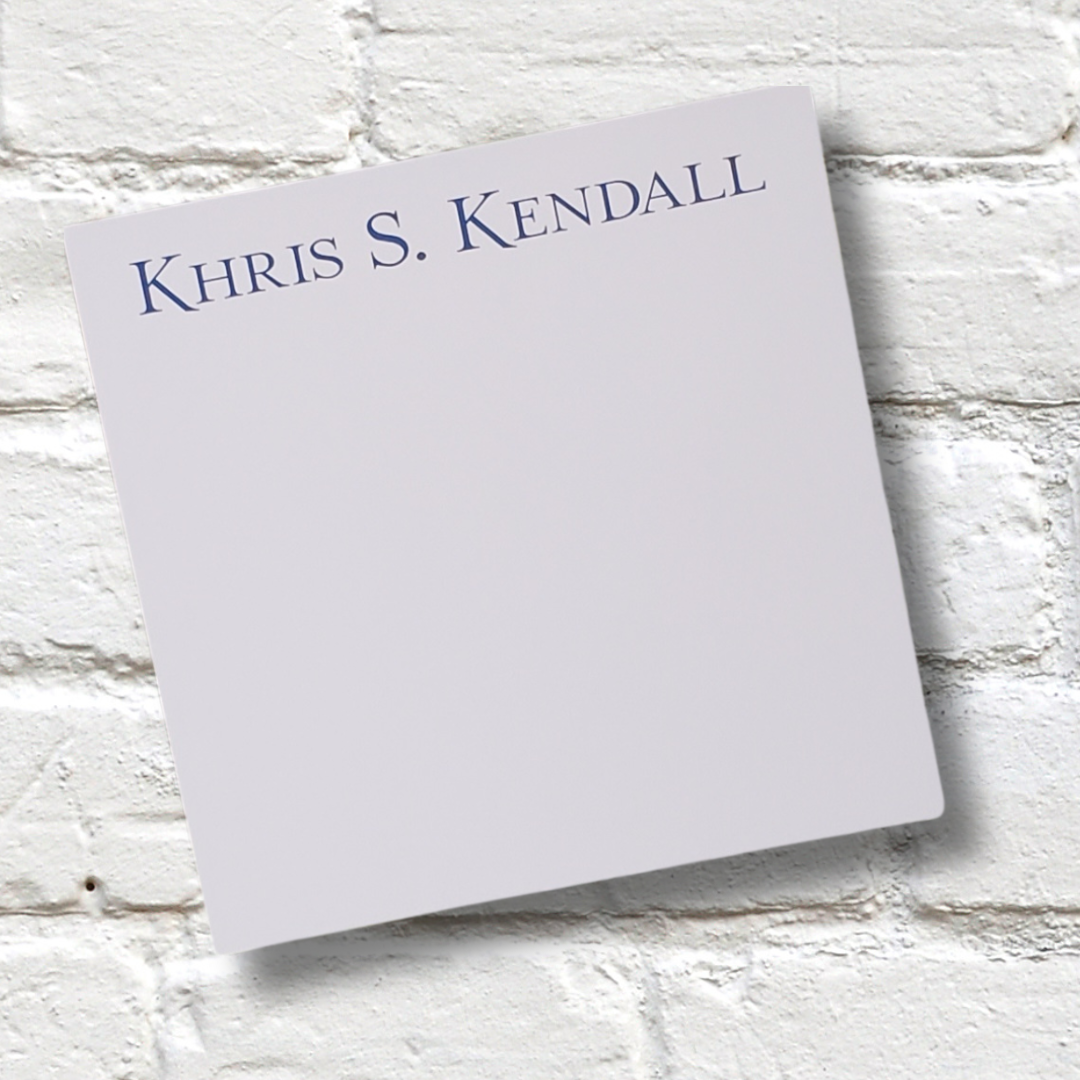 Name Duo Notepad Slabs