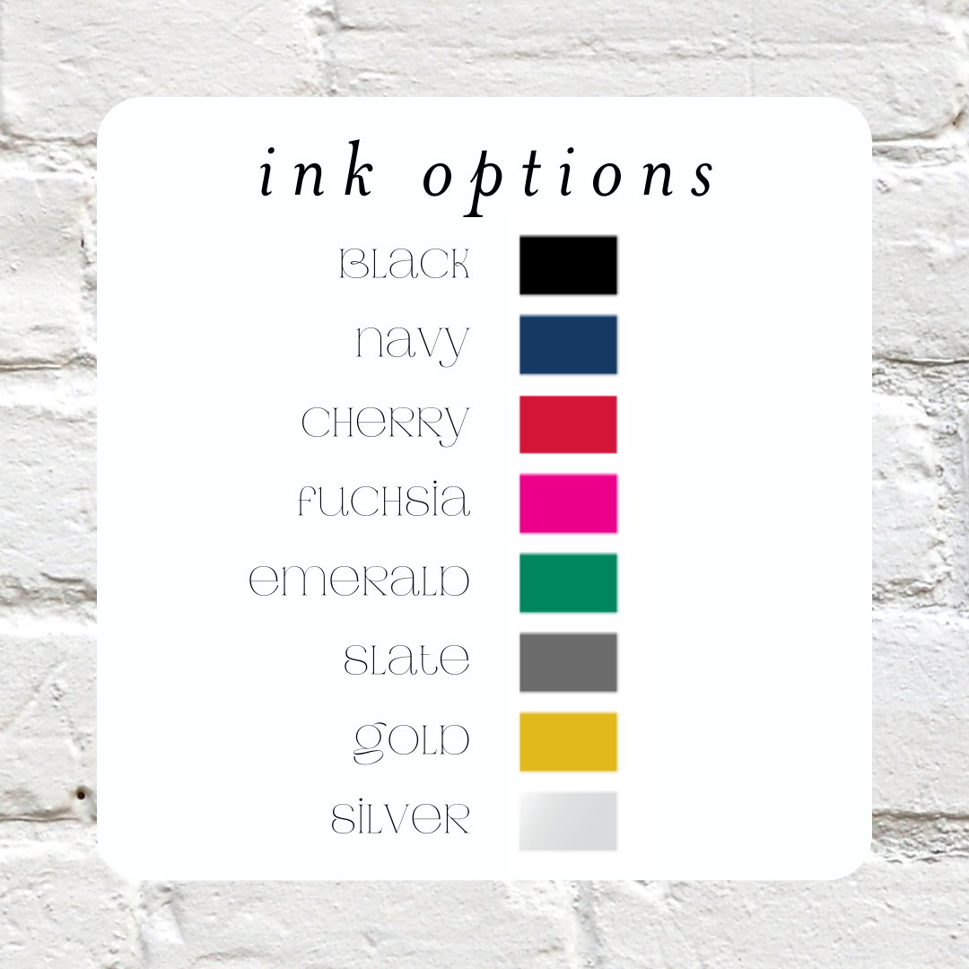 Bentley Raised Ink Personalized Stationery