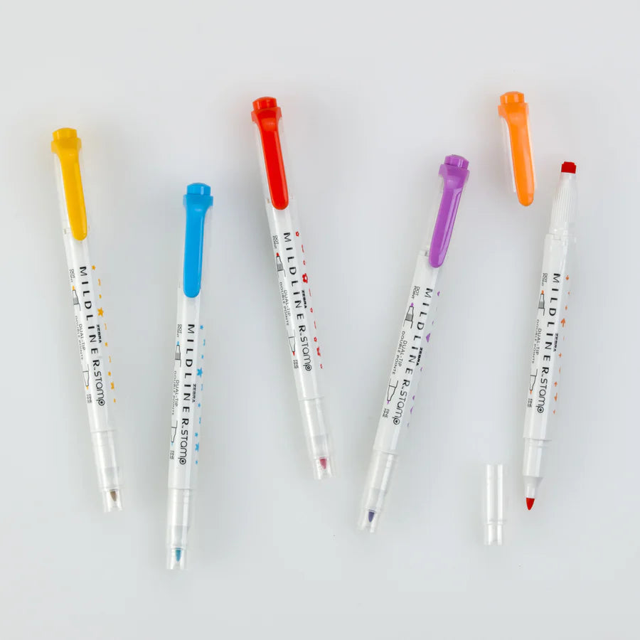 Zebra STAMP Mildliner - set of 5