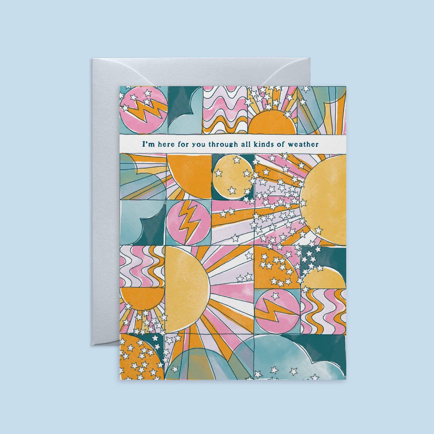 O.O.M.F Creative - All Kinds of Weather Sympathy Card