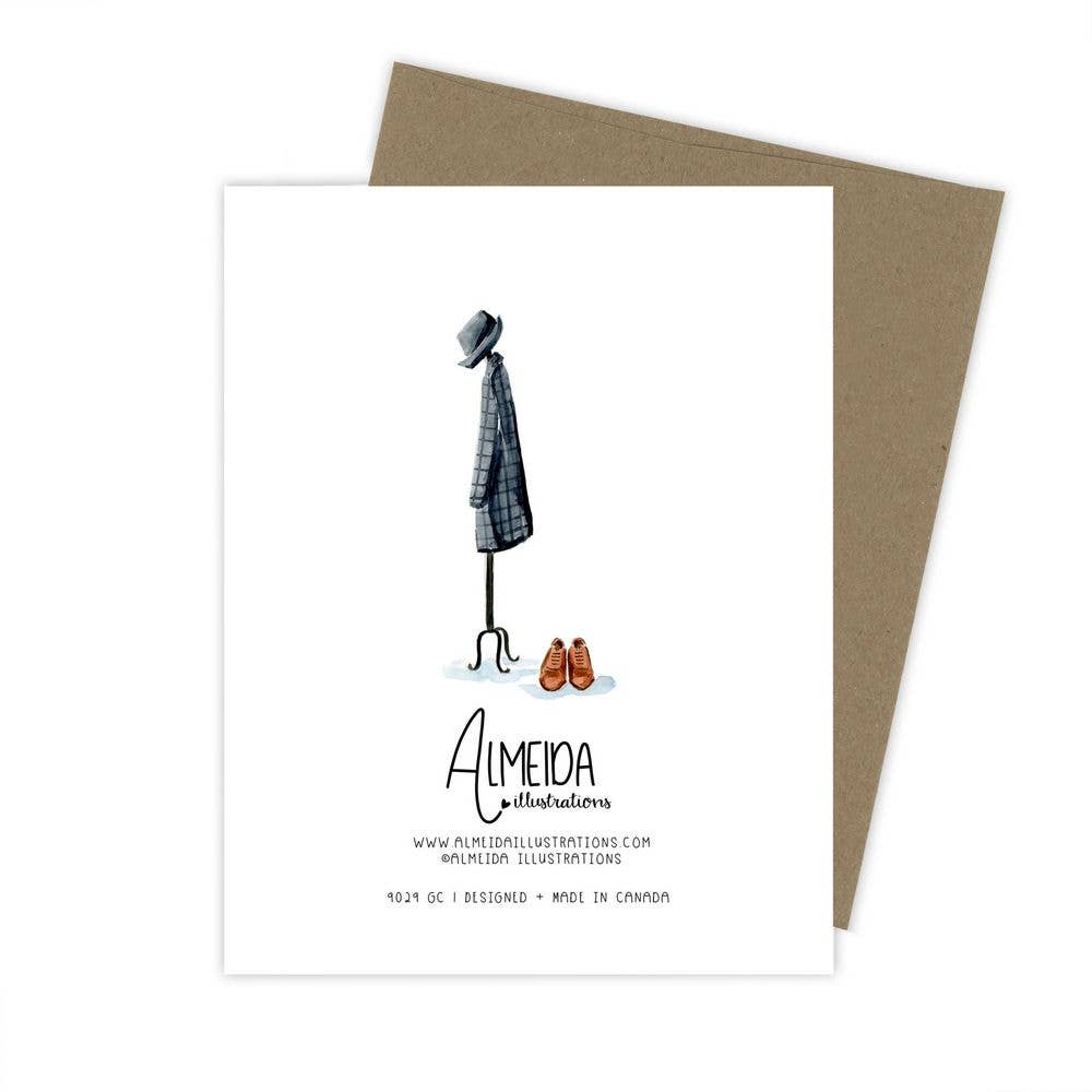 Almeida Illustrations - Dad's a Class Act Father's day card