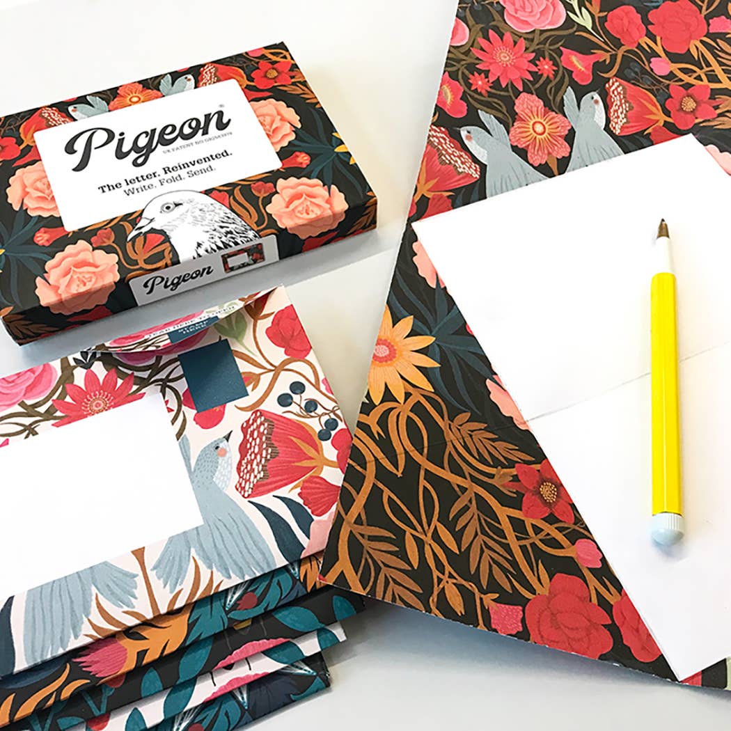 pigeonposted - Bright & Beautiful Pigeon letter pack