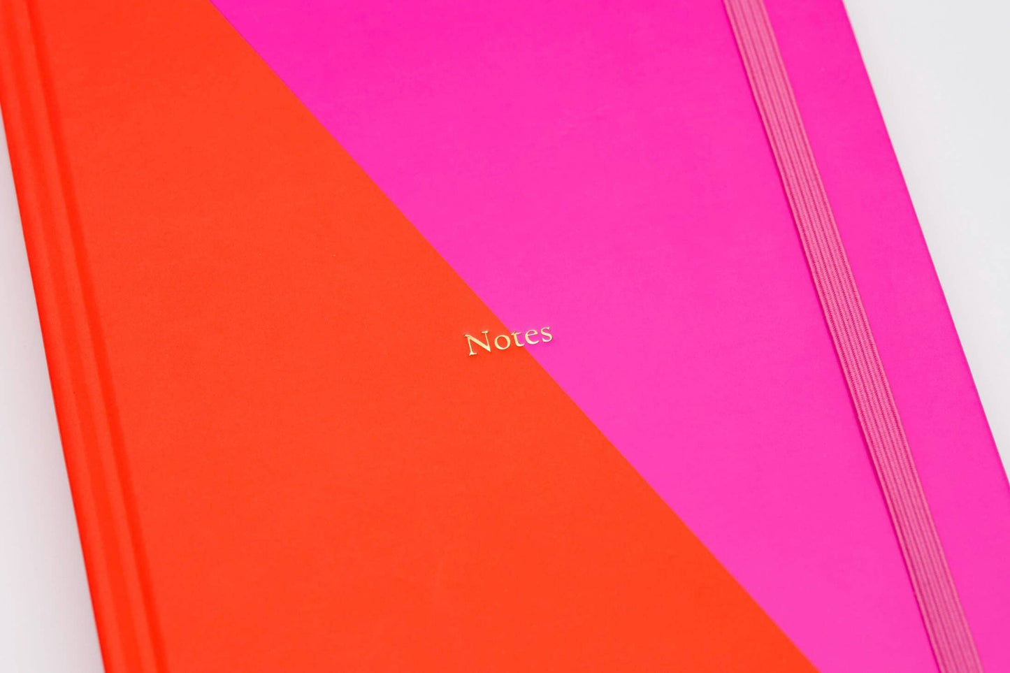 Yop & Tom USA - Contrast Red & Pink A5 Lined Notebook