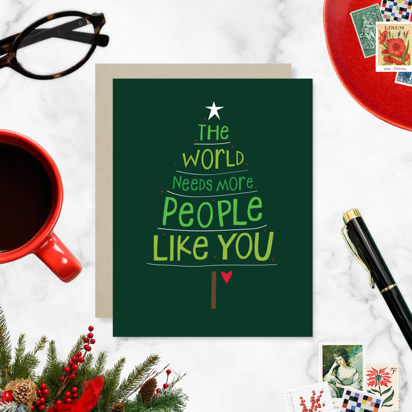 Barone and Co. - More People Tree Holiday Card