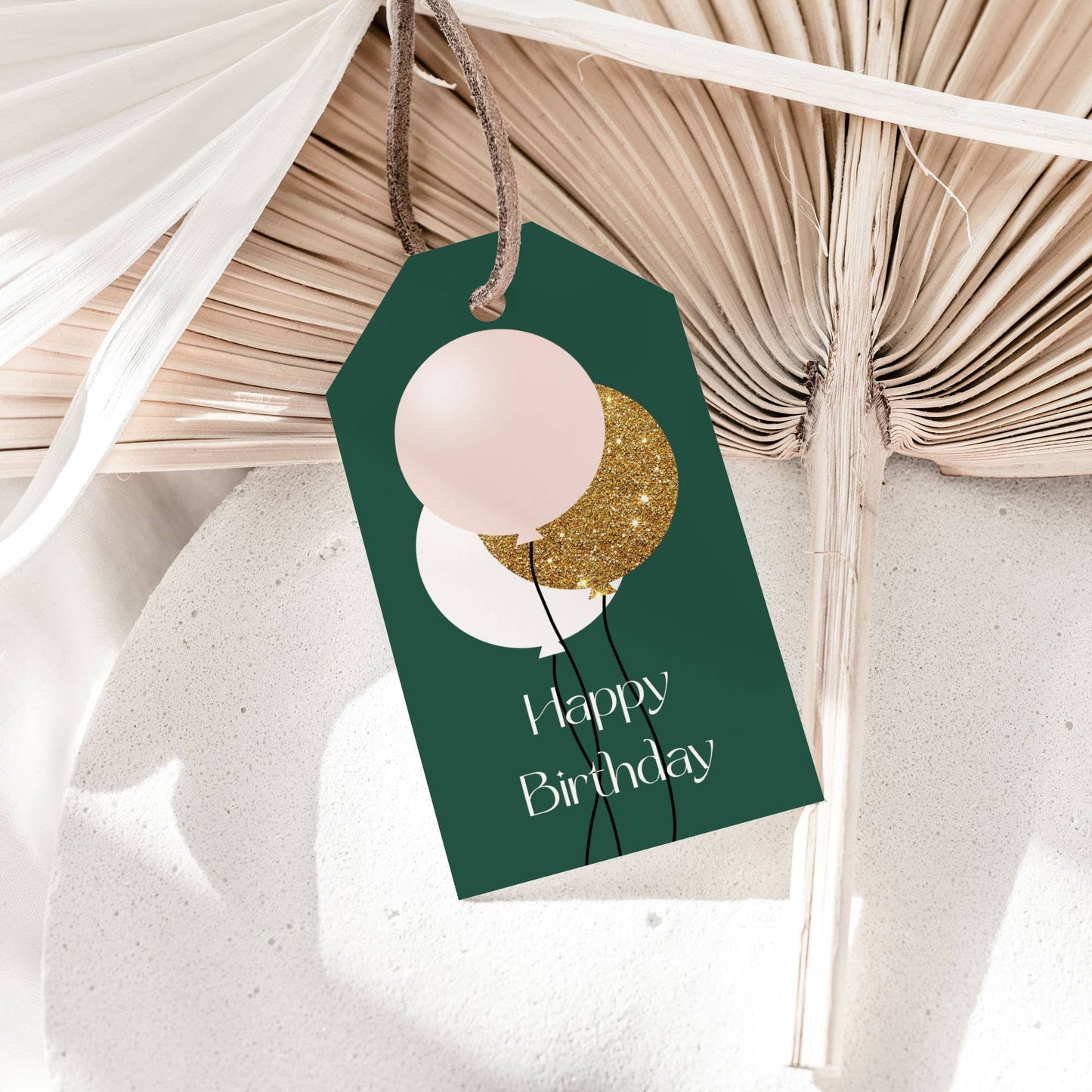 Blú Rose - Birthday Balloons Birthday Gift Tag