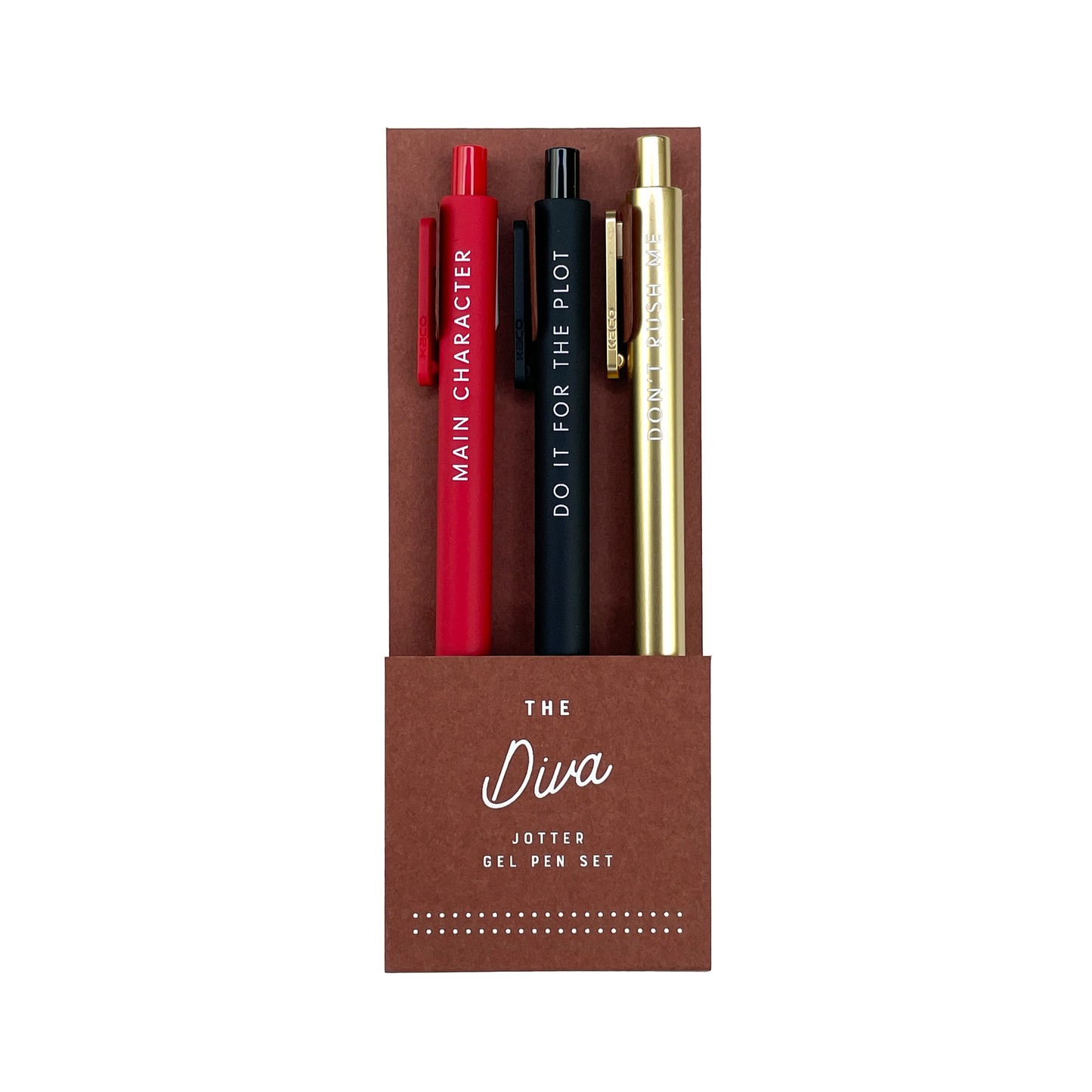 Diva Jotter Gel Pen - Set of 3