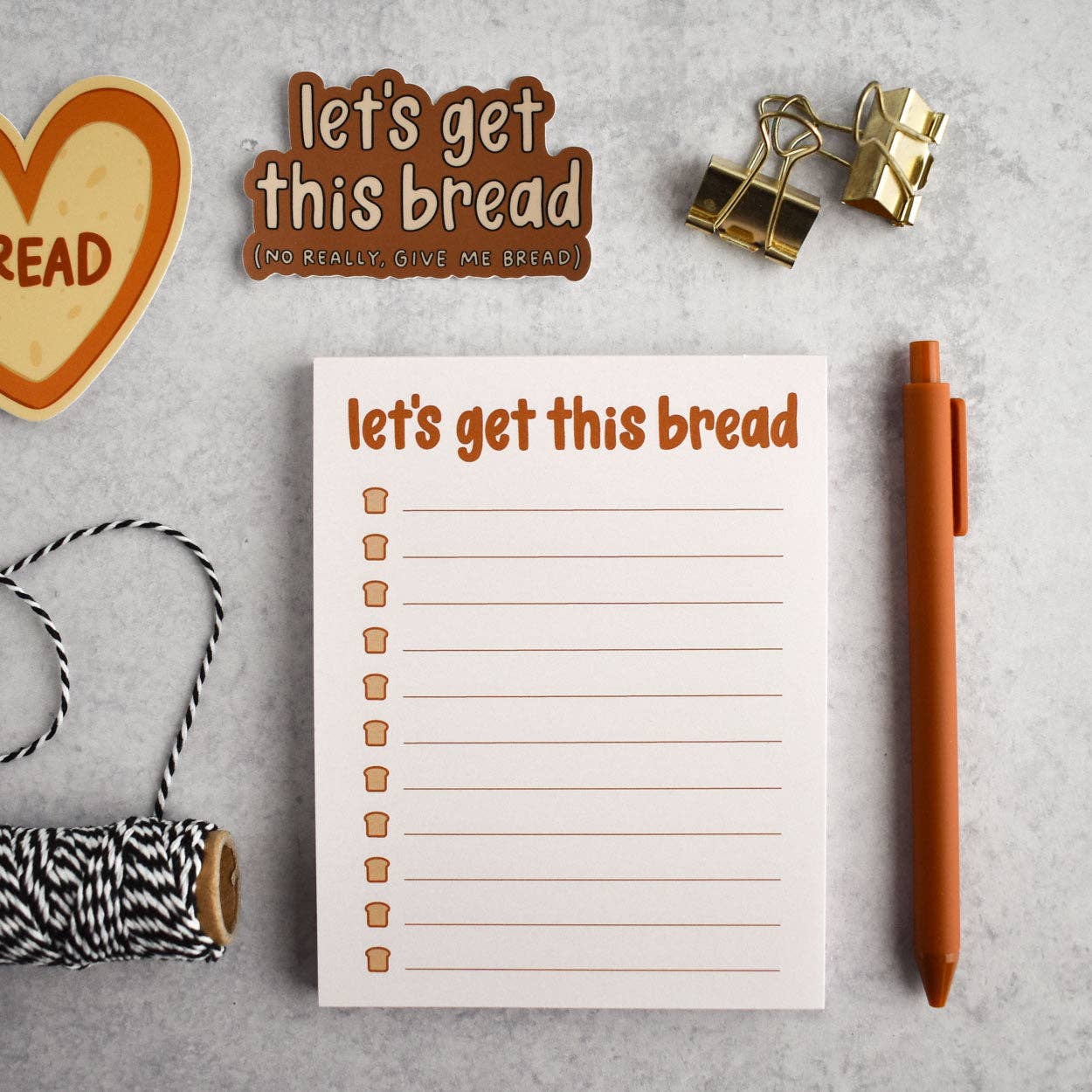 Kyn You Believe It - Let’s Get This Bread Notepad