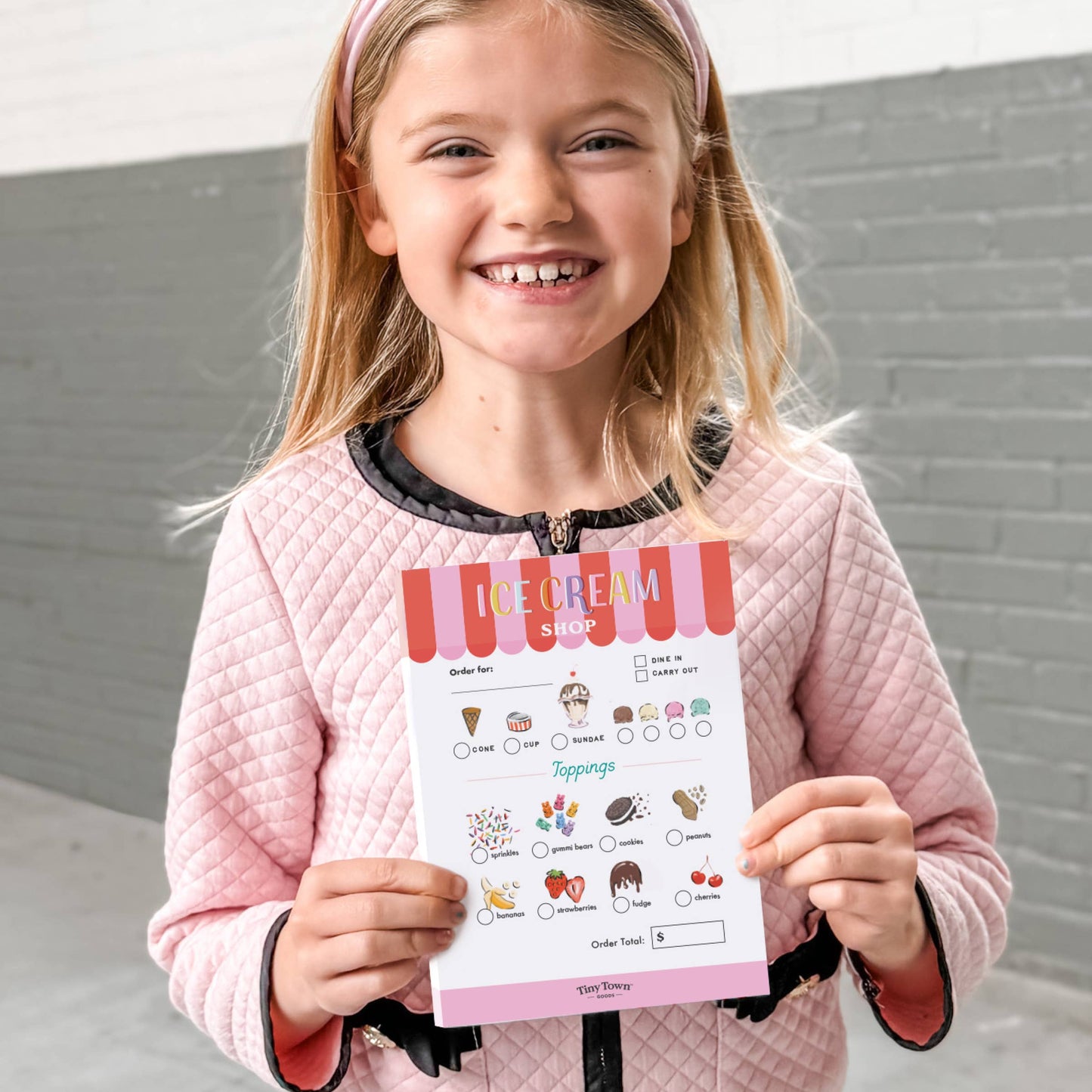 Inklings Paperie - Play Notepad - Ice Cream Shop