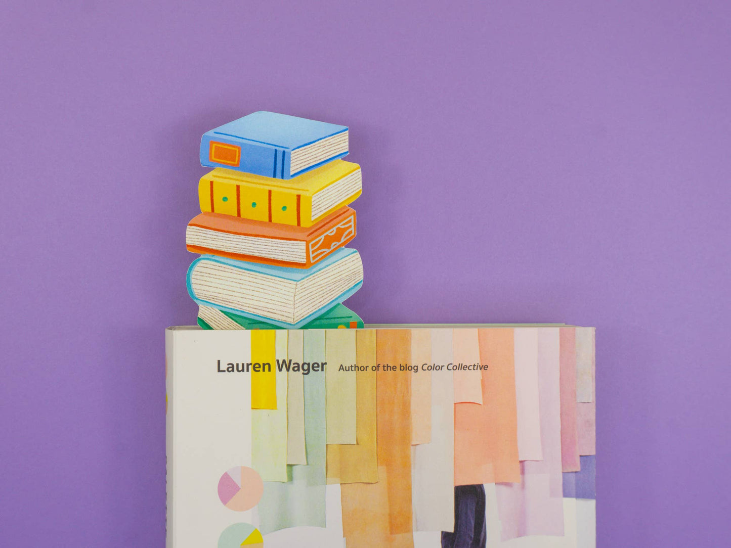 Grey Street Paper - Book Stack Die-Cut Bookmark