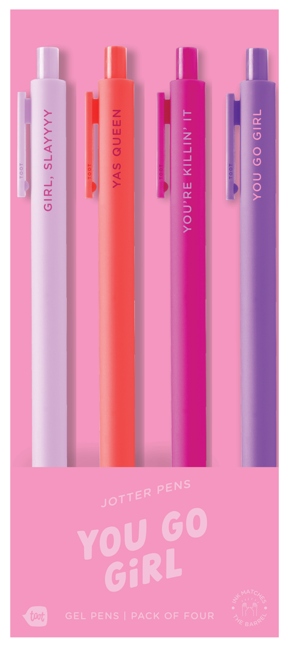 You Go Girl - Jotter Set - 4 Pack