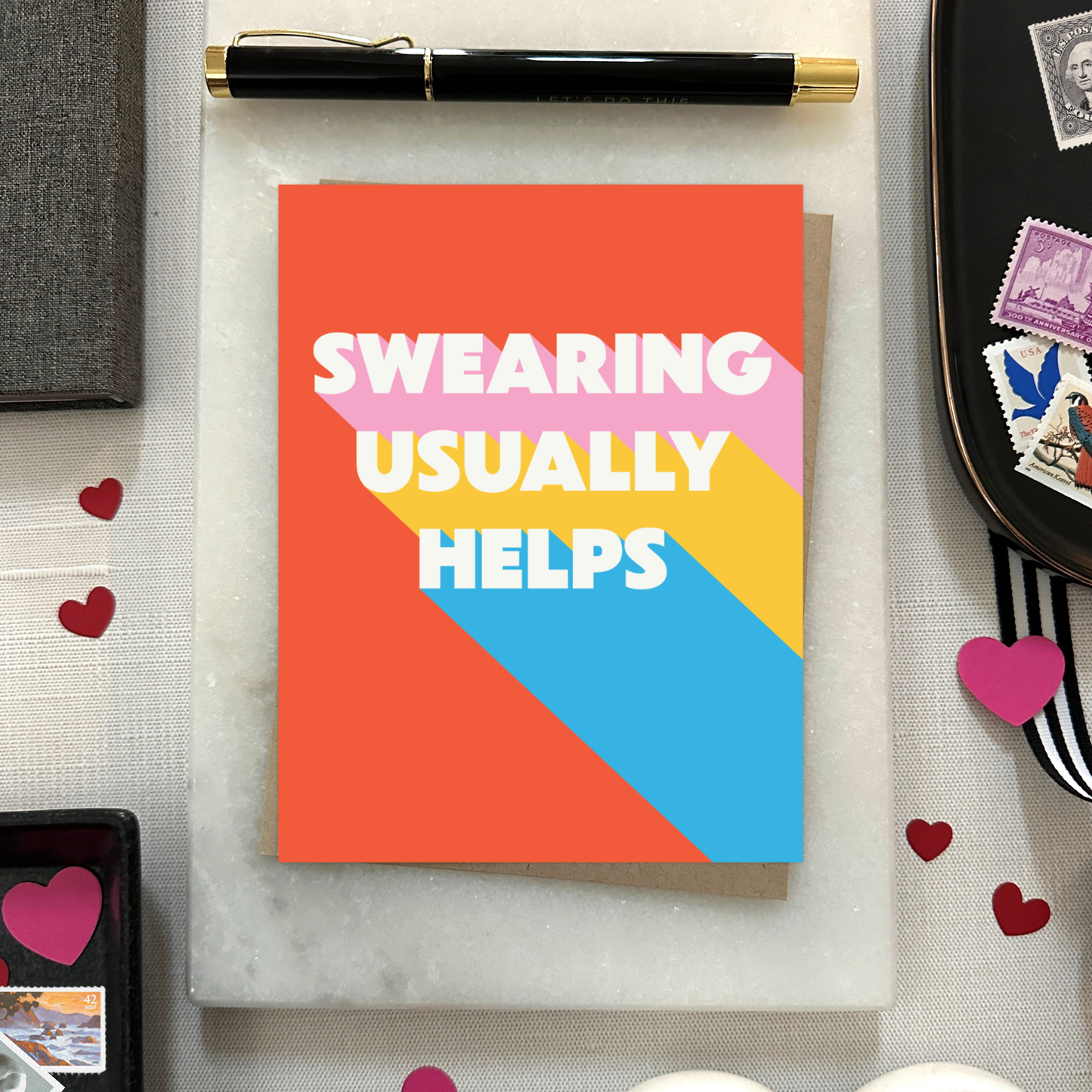 Barone and Co. - Swearing Helps Card