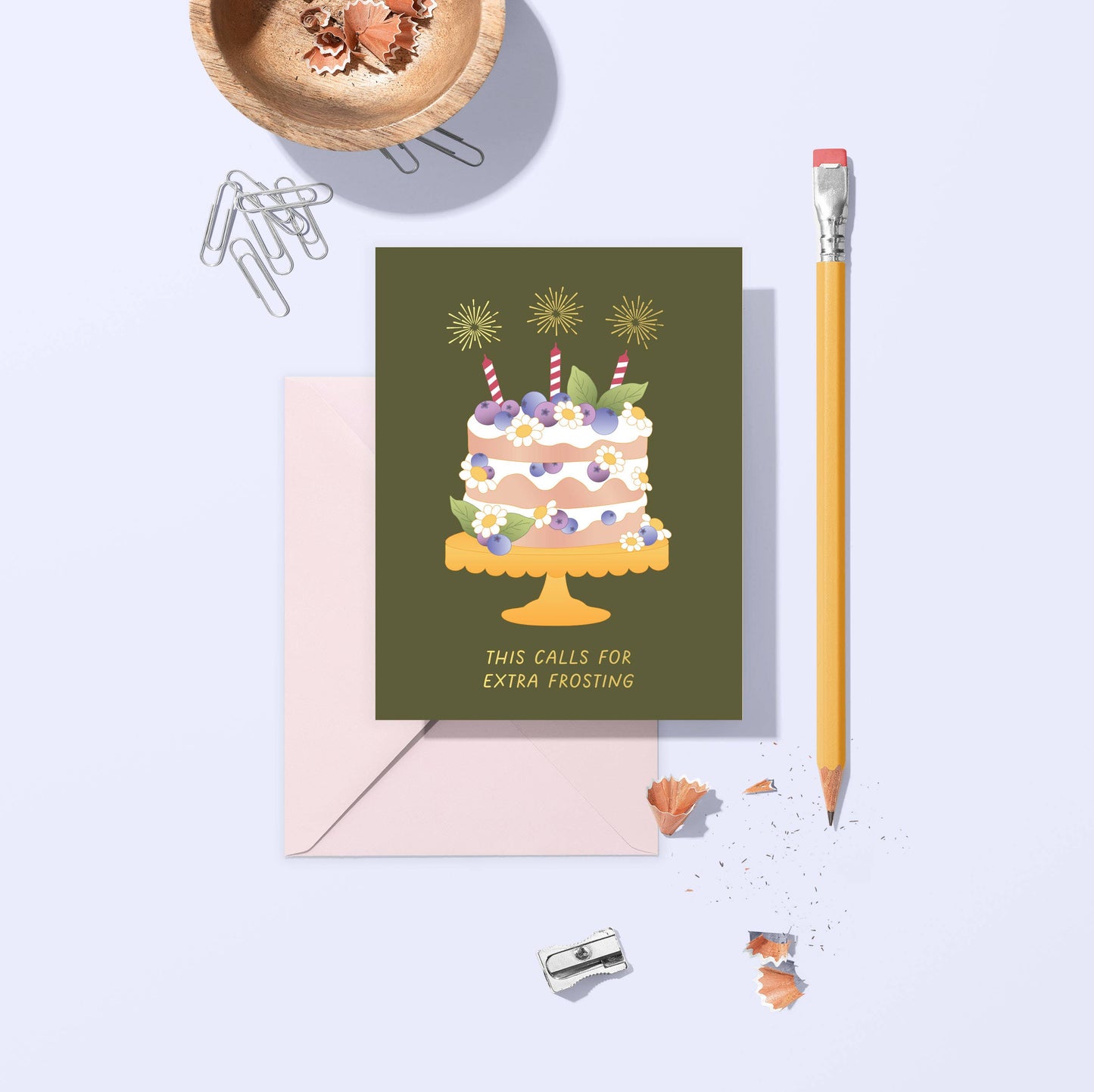 Sublime & Co. - This Calls For Extra Frosting Cake Birthday Card