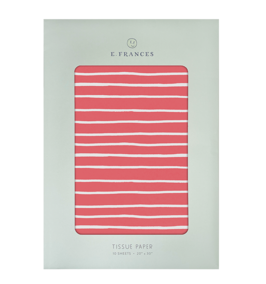 E. Frances Paper - Red Stripe Tissue Paper | Gift Wrap