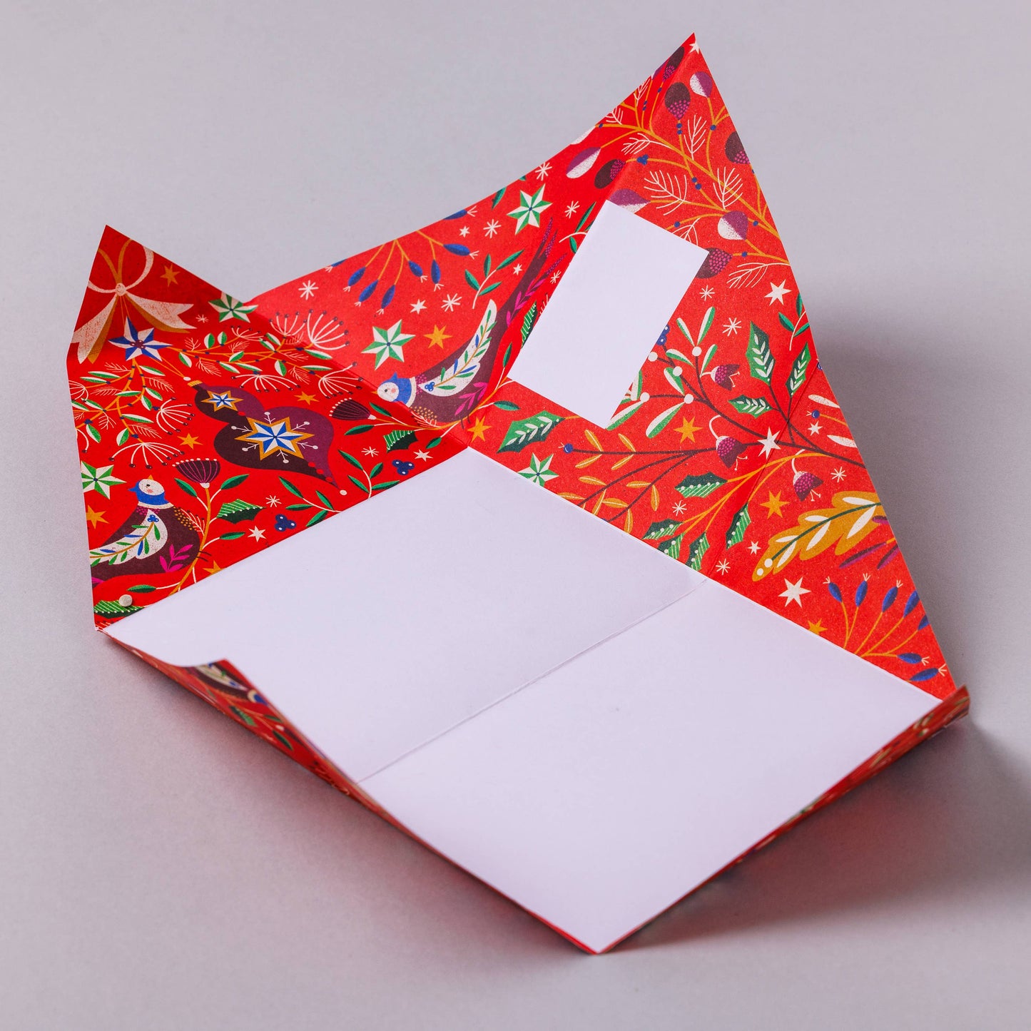 Festive Holiday - Pigeon Folding Letter Set of 6