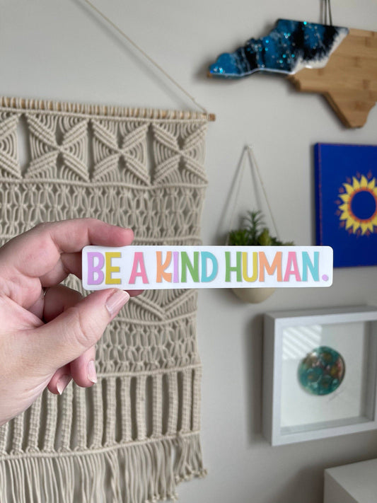 MangoIllustrated - Be A Kind Human sticker