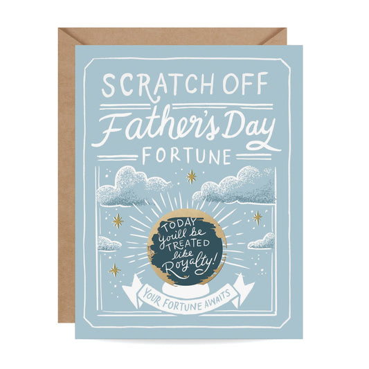 Inklings Paperie - Scratch-off Fortune Card - Father's Day