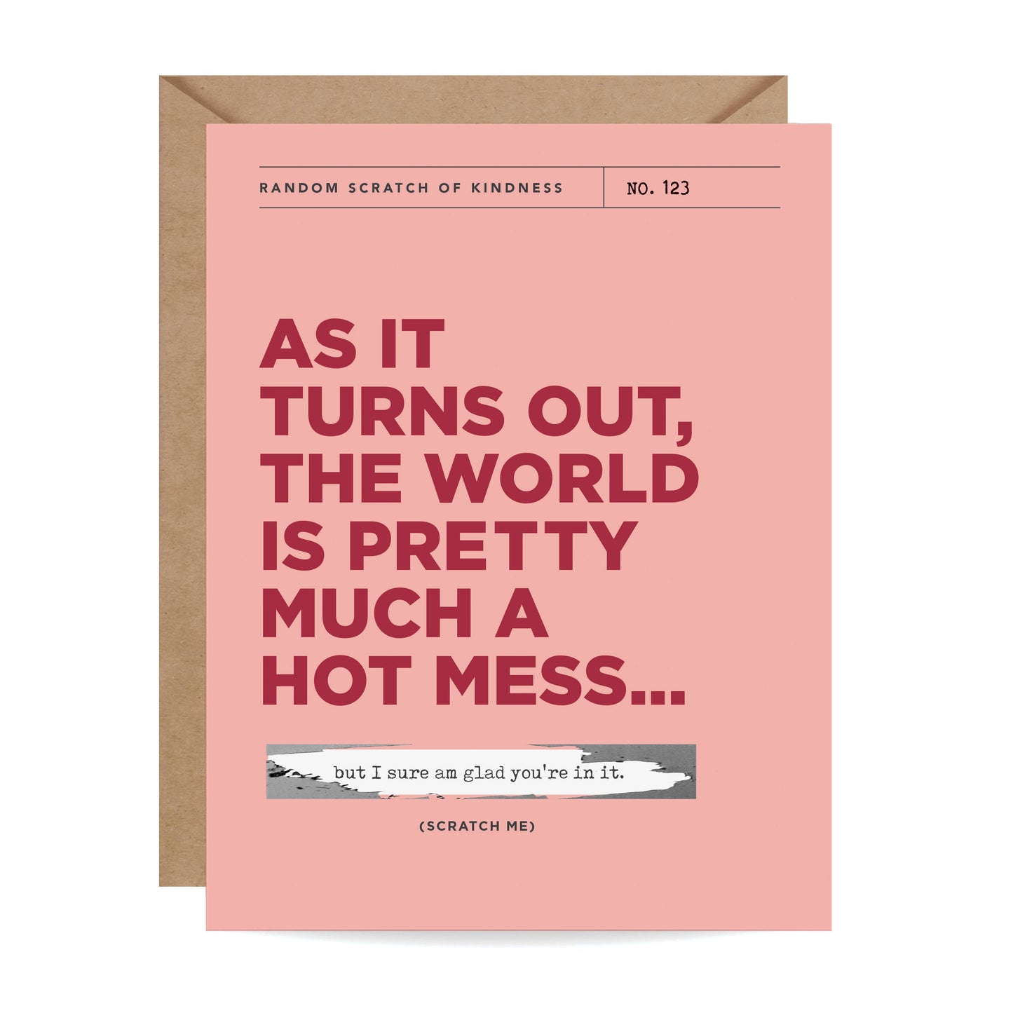 Inklings Paperie - Scratch-off Card - Hot Mess - Love/Friendship