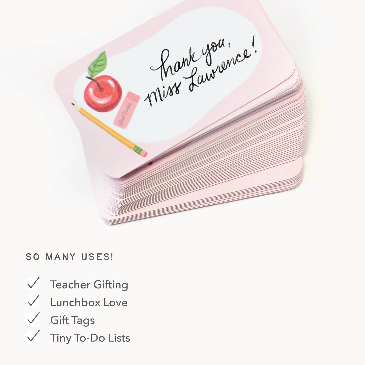 Inklings Paperie - Pocket Notes™ - Teacher Apple