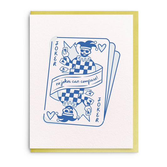 Dahlia Press - Joker - Letterpress Father's Day Greeting Card
