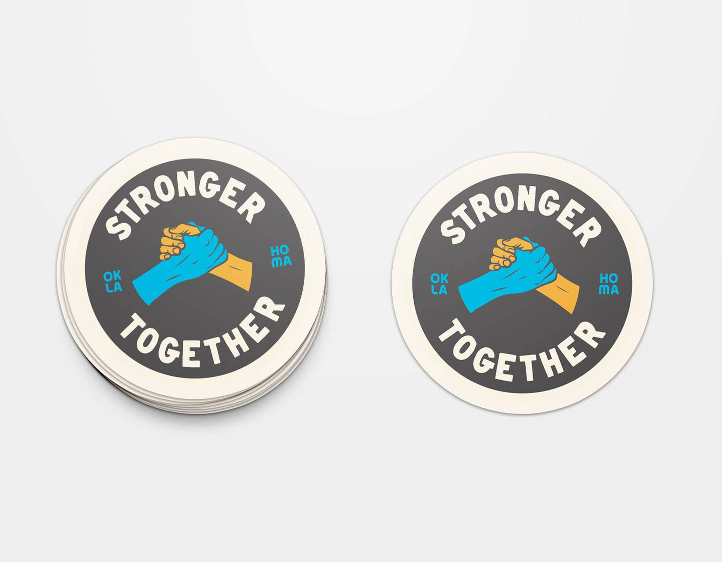 Stronger Together Oklahoma - Sticker