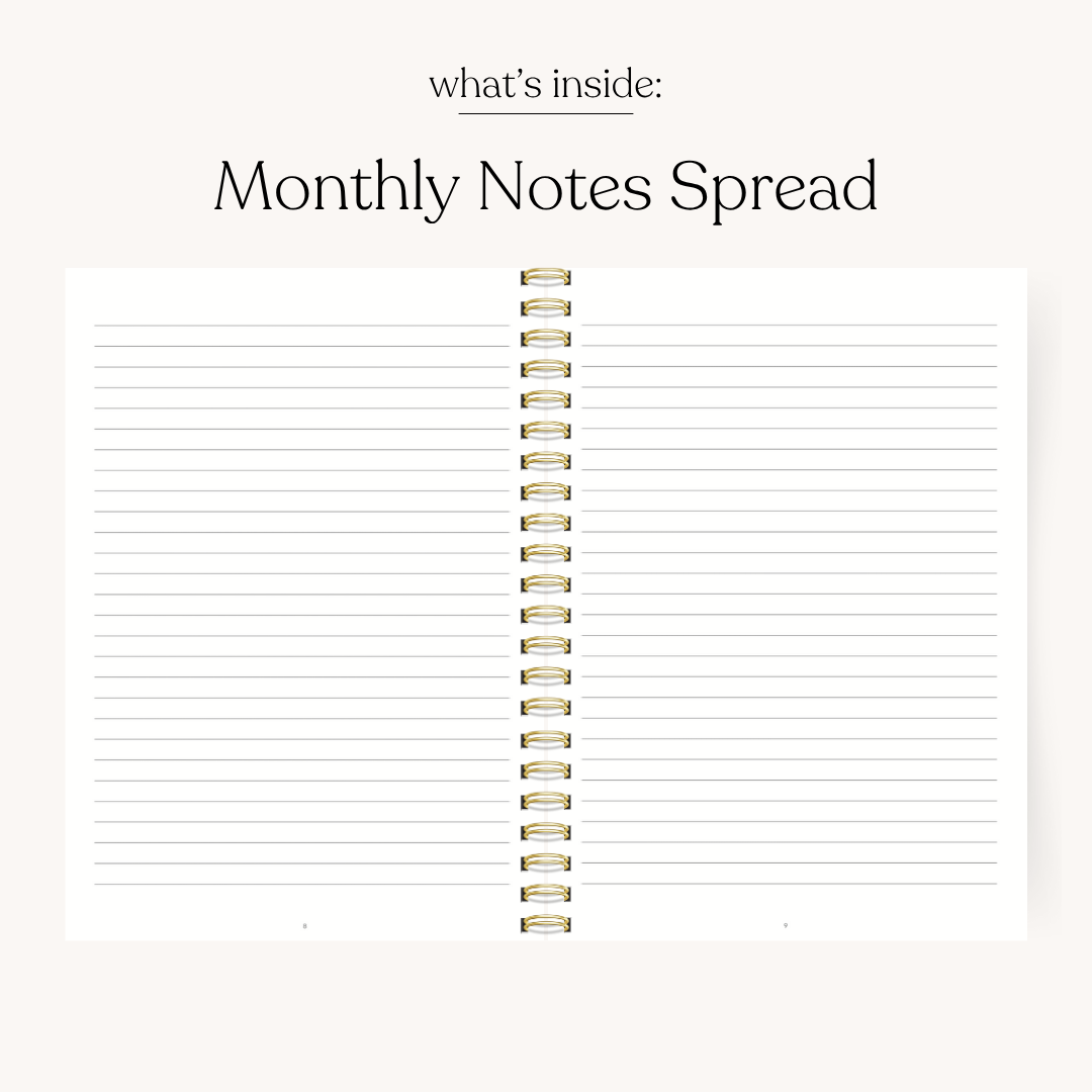 Forget Me Nots - Weekly 2026 Planner