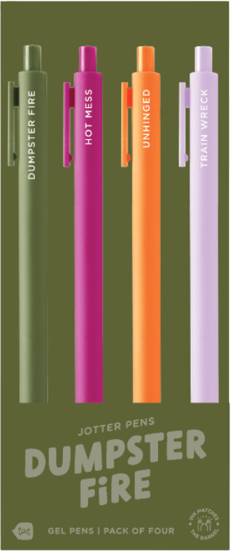 Dumpster Fire - Jotter Set - 4 Pack
