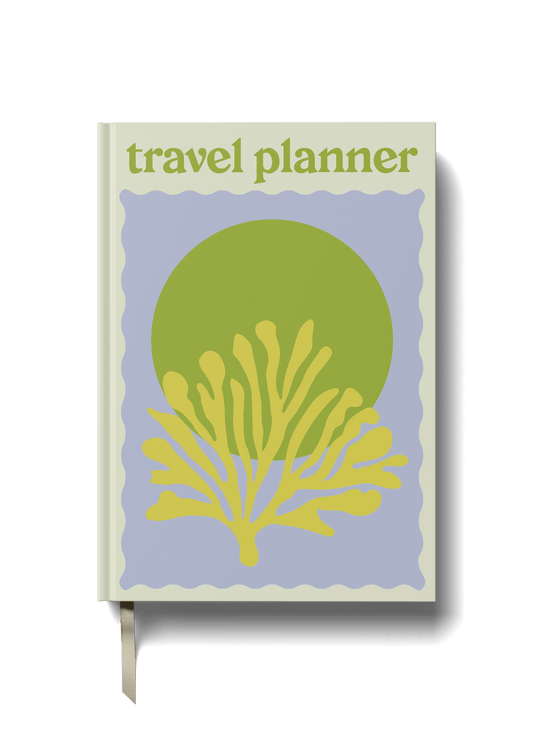 Yop & Tom USA - Travel Planner - A5 - Green Coral