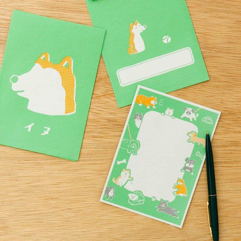Green Dog - Yoiko's Letter Set