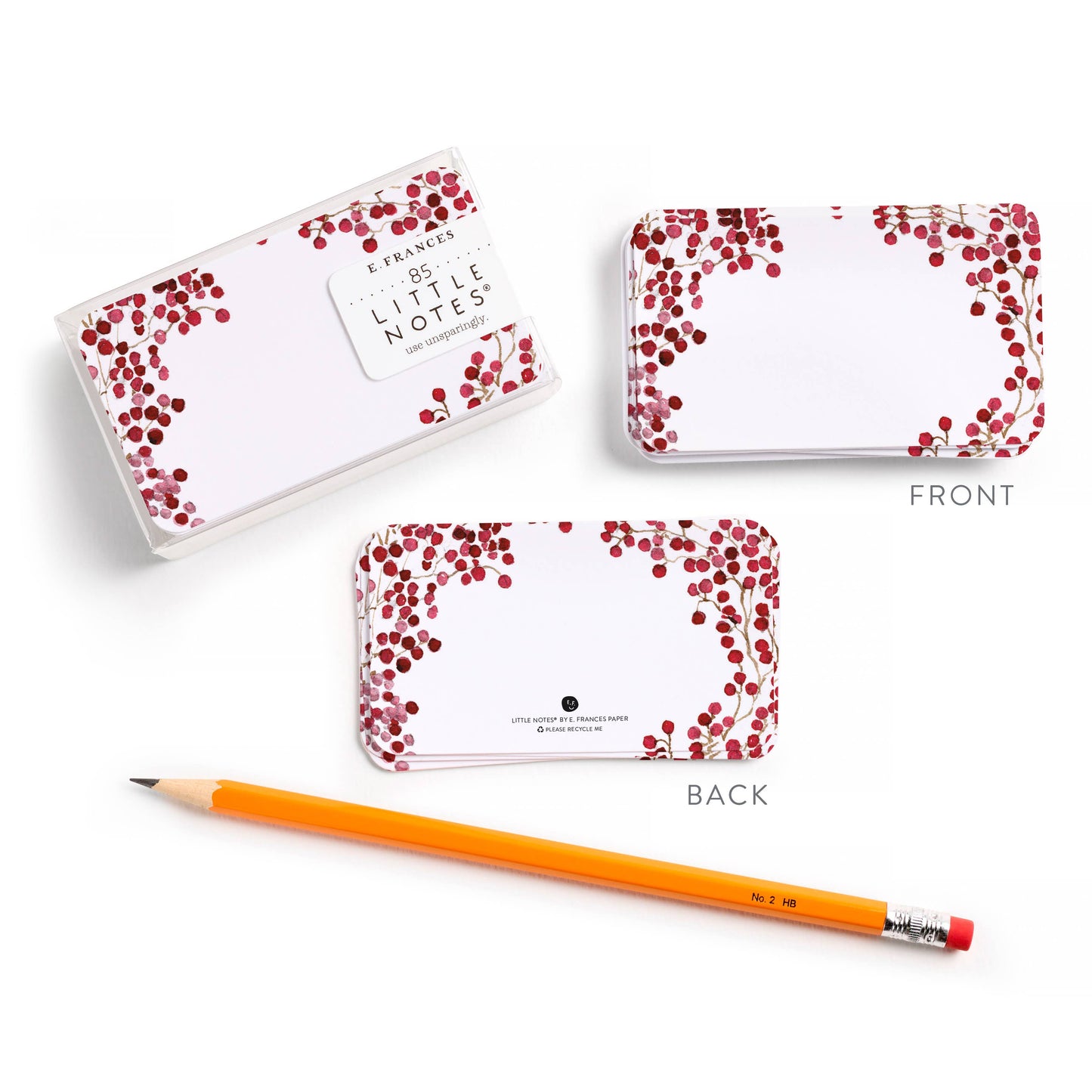 E. Frances Paper - Red Berries Little Notes®