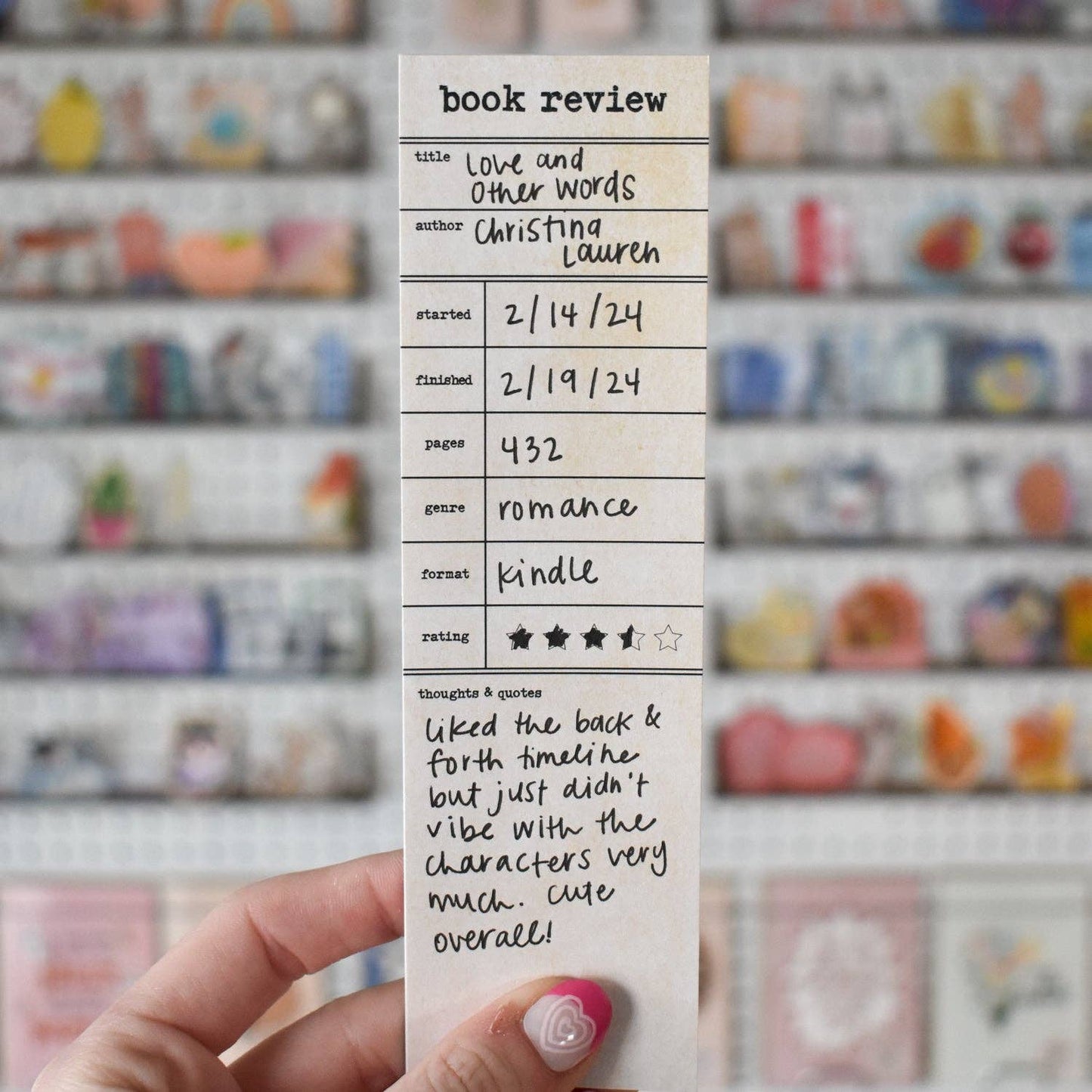 Kyn You Believe It - Book Review Notepad